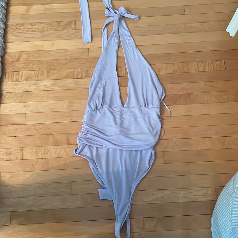 UrbanOutfitters Violet Halter Bodysuit